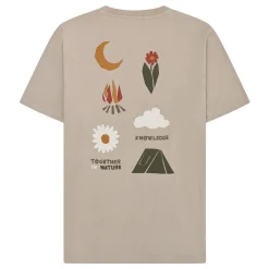 Outlet Knowledge Cotton Back print t-shirt Herr