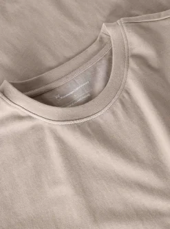 Outlet Knowledge Cotton Back print t-shirt Herr