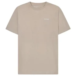 Outlet Knowledge Cotton Back print t-shirt Herr