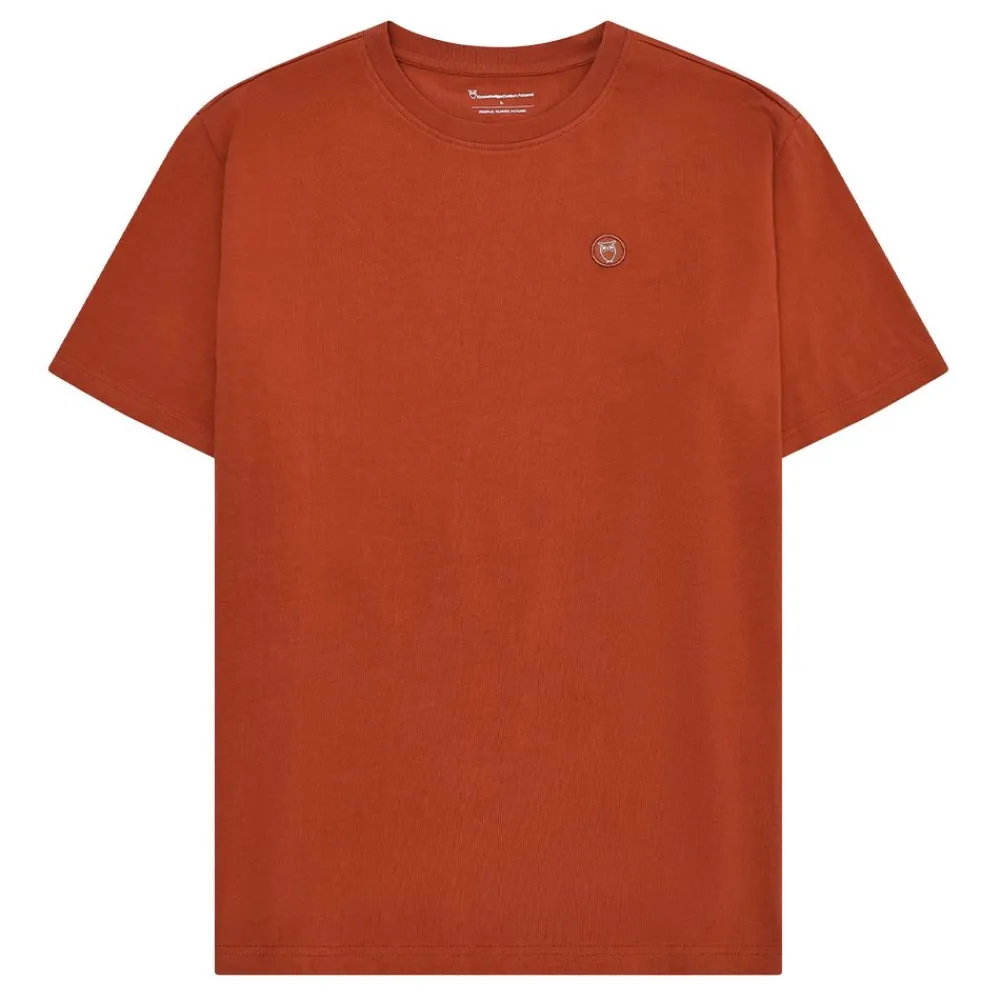Allt Under Överdelar | Knowledge Cotton Badge tee - GOT/Vegan Herr