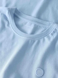 Best Knowledge Cotton Badge tee - GOTS/Vegan Herr