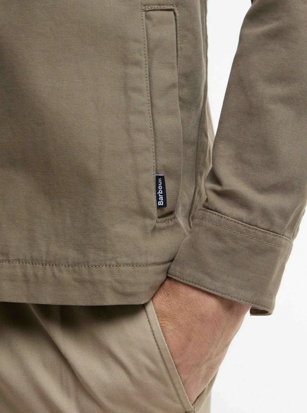 Clearance Barbour Washed Overshirt Herr
