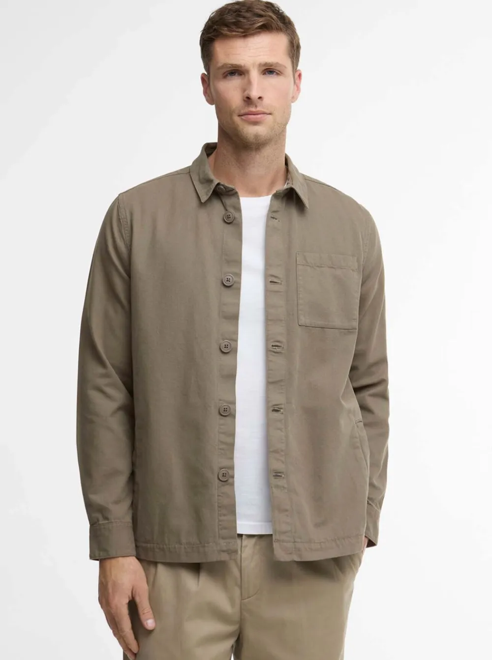Clearance Barbour Washed Overshirt Herr