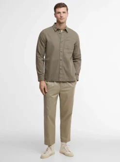 Clearance Barbour Washed Overshirt Herr