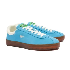Outlet Lacoste Baseshot Suede Trainers Dam