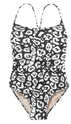 Hot OAS Black Leo Swim Suit Dam