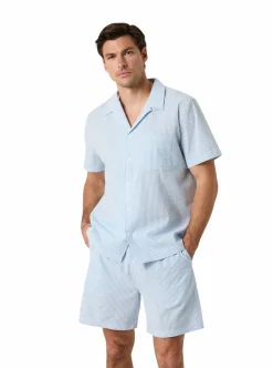 Online Björn Borg BORG SEERSUCKER RESORT SHIRT HERR