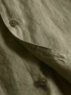 Allt Under Linnekläder|Linneskjortor | Knowledge Cotton Box fit hort eeved inen hirt GOT/Vegan herr