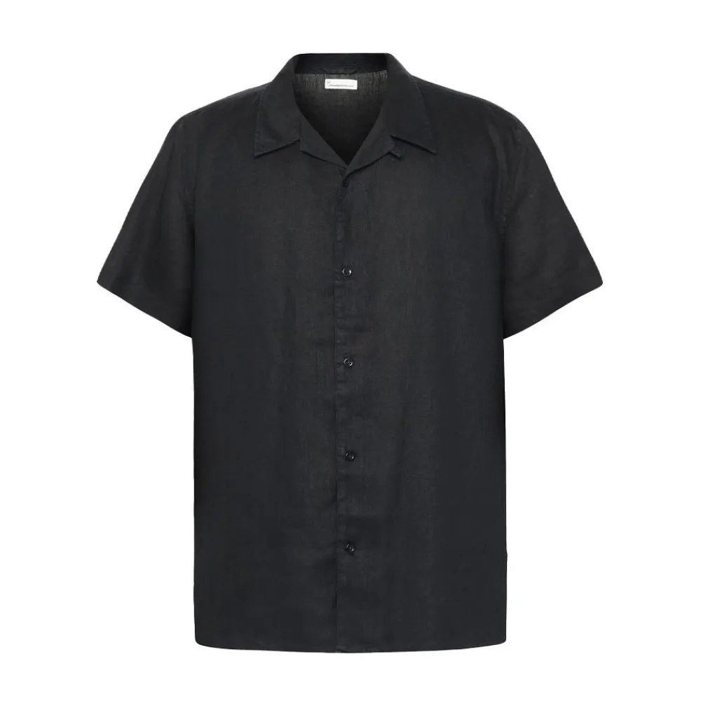Skjortor|Allt Under Överdelar | Knowledge Cotton Box Fit hort eeved inen hirt Herr