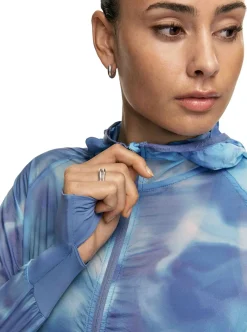 Outlet Casall Breeze Printed Running Jacket Dam