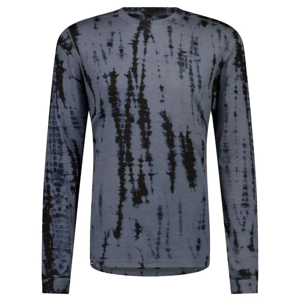 Mons Royale Cascade Merino Flex 200 LS Garment Dyed Herr
