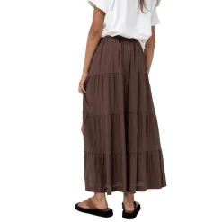 Rhythm Cllassic Tiered Maxi Skirt Dam
