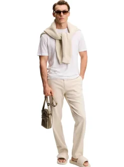 Clearance J.Lindeberg Coma Linen Tee Herr