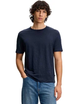 Allt Under Linnekläder|T-Shirts I Linne | J.Lindeberg Coa inen Tee Herr