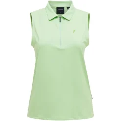 Discount Peak Performance Comfort Zip Seeveless Polo Dam