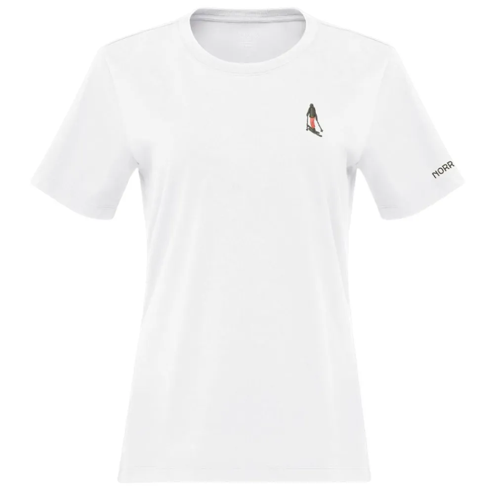 Hot Norröna /29 cotton activity embroidery T-shirt Dam