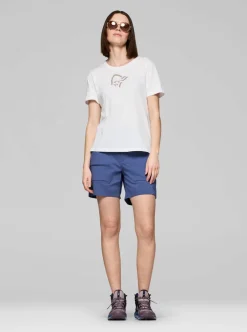 Hot Norröna /29 cotton activity embroidery T-shirt Dam