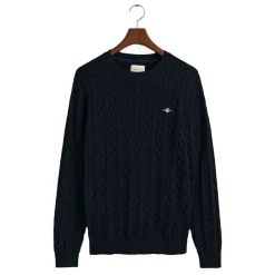 Allt Under Överdelar | GANT Cotton Cable Crew Neck Herr
