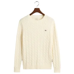 Allt Under Överdelar | GANT Cotton Cabe Crew Neck Herr