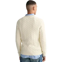Allt Under Överdelar | GANT Cotton Cabe Crew Neck Herr