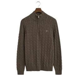 Allt Under Överdelar | GANT COTTON CABE HAF ZIP HERR