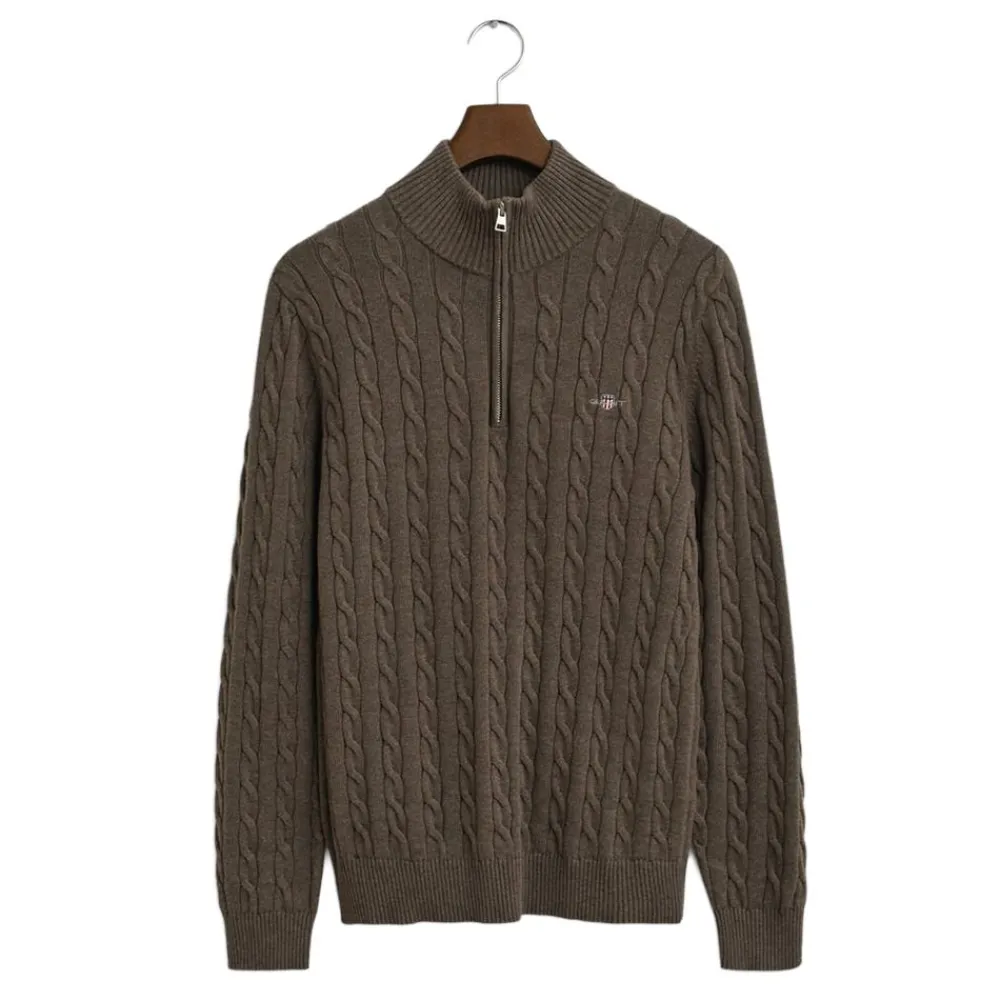 Allt Under Överdelar | GANT COTTON CABE HAF ZIP HERR