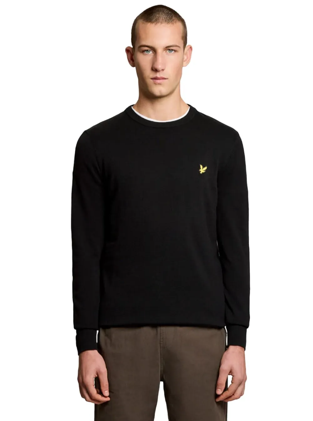 Lyle & Scott Cotton Crew Neck Jumper Herr