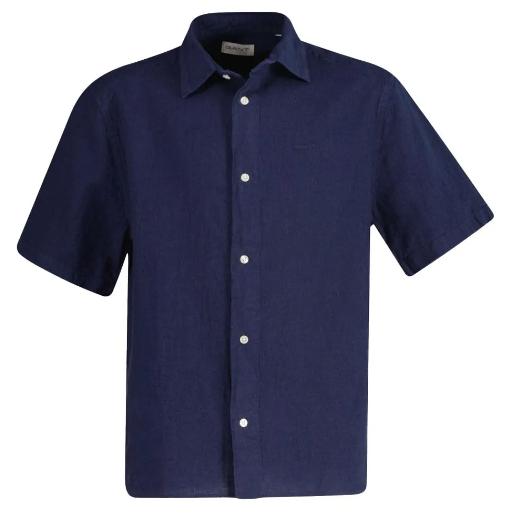 Skjortor|Allt Under Överdelar | GANT Cotton Linen SS Shirt Junior