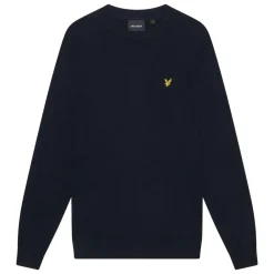 Best Lyle & Scott Cotton Merino Crew Neck Jumper Herr