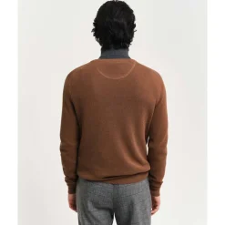 Sale GANT Cotton Pique Crew Neck Herr