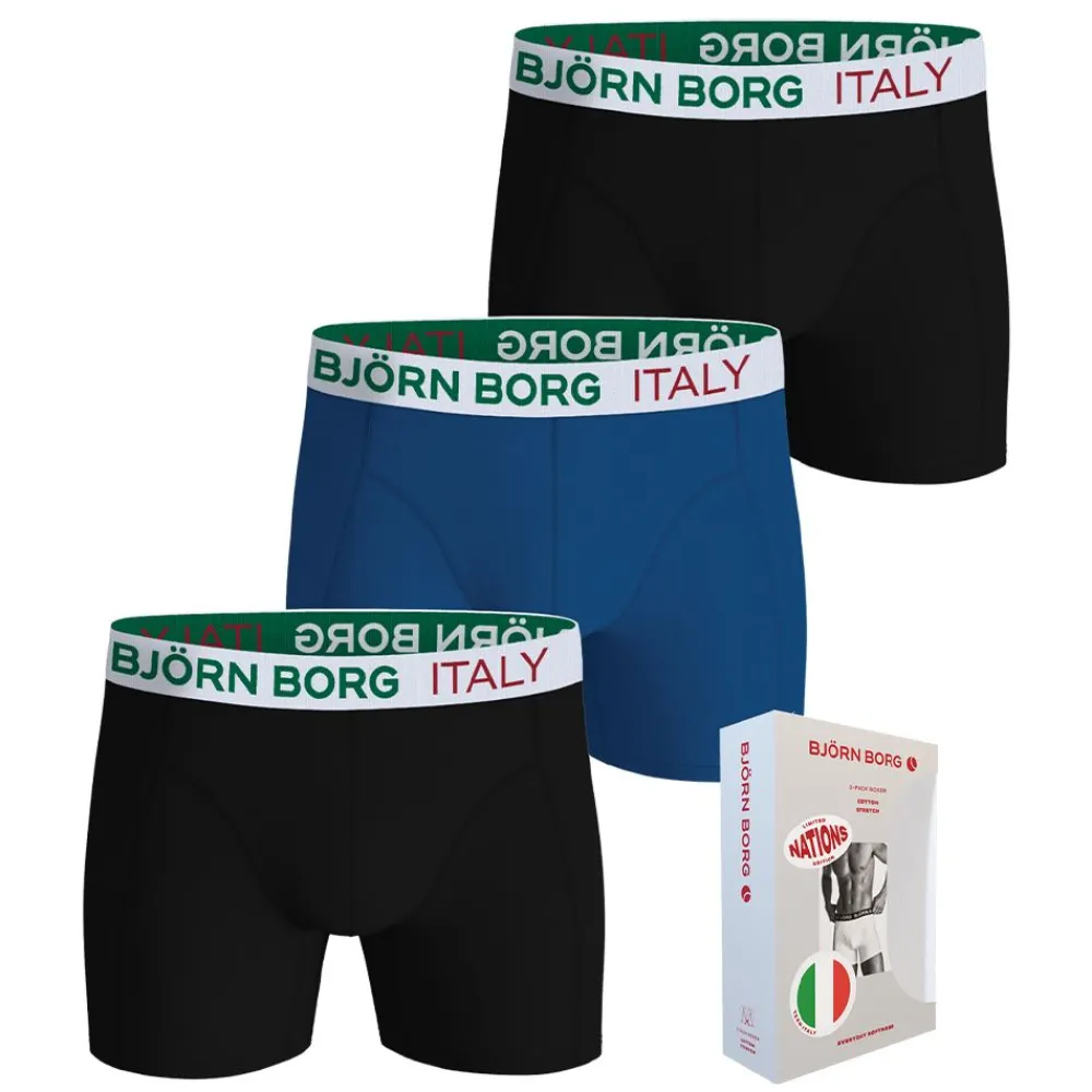 Online Björn Borg COTTON STRETCH BOXER ITALY 3-PACK HERR
