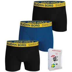Clearance Björn Borg COTTON STRETCH BOXER SWEDEN 3-PACK HERR