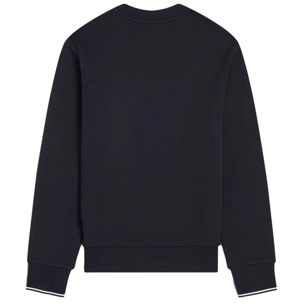 New Fred Perry Crew Neck Sweatshirt Herr