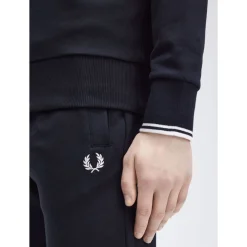New Fred Perry Crew Neck Sweatshirt Herr