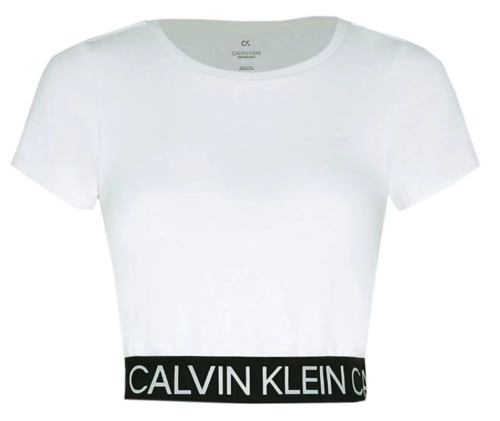 Hot Calvin Klein Cropped Gym T-shirt Dam