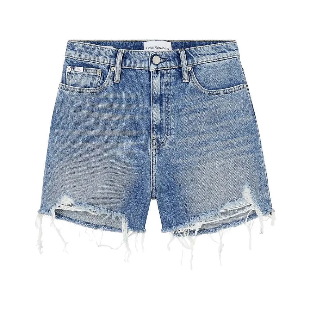 Allt Under Nederdelar|Shorts | Calvin Klein Denim Mom Shorts Dam