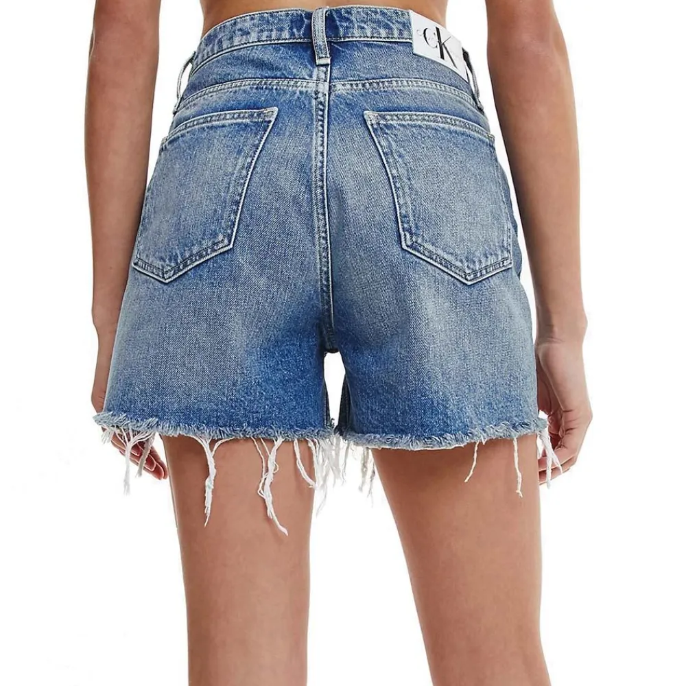 Allt Under Nederdelar|Shorts | Calvin Klein Denim Mom Shorts Dam