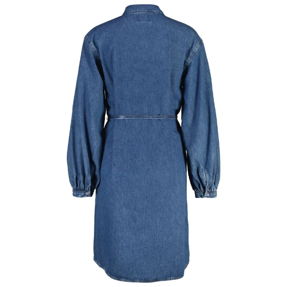 Clearance GANT DENIM VOLUME SLEEVE SHIRT DRESS DAM