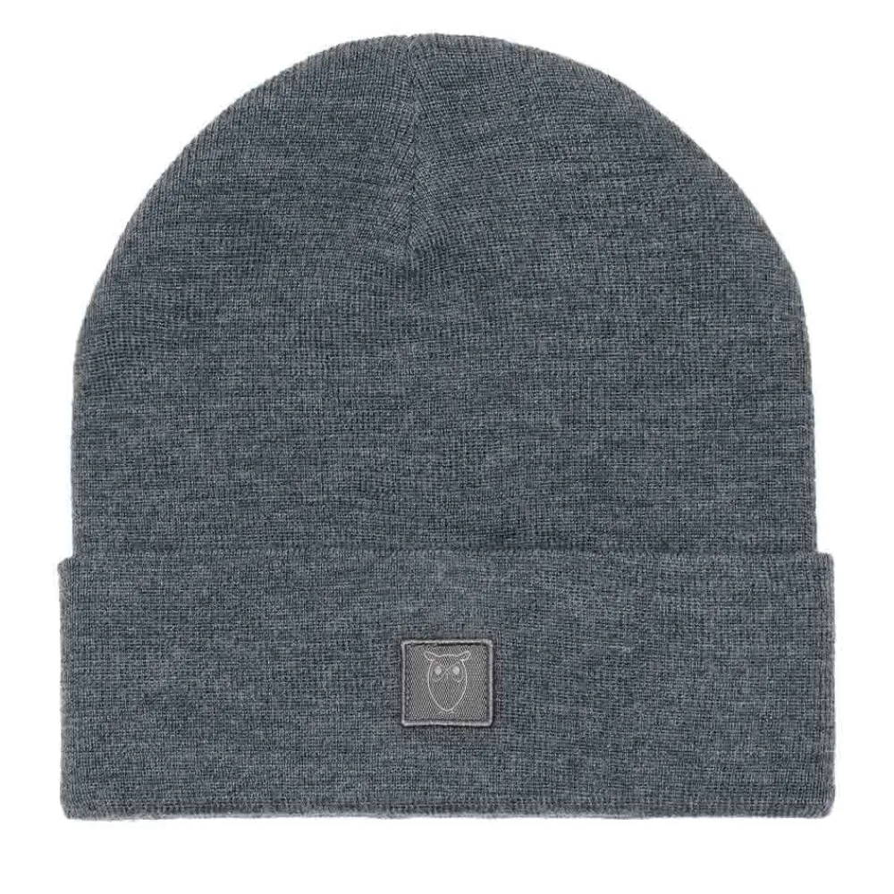 Accessoarer | Knowledge Cotton Double Layer Wool Beanie