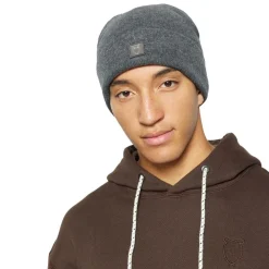 Sale Knowledge Cotton Double Layer Wool Beanie