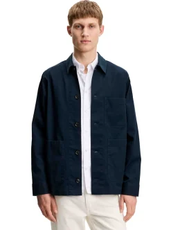 Online J.Lindeberg Easton Cotton Overshirt Herr