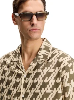 Discount J.Lindeberg Ellis Border Resort Shirt Herr