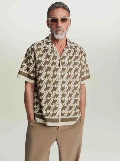 Discount J.Lindeberg Ellis Border Resort Shirt Herr