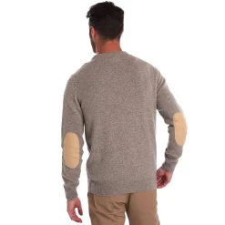 Online Barbour Essential Pullover Patch Crew Herr