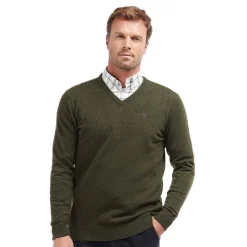 Discount Barbour Essential Pullover Wolle V-Neck Herr