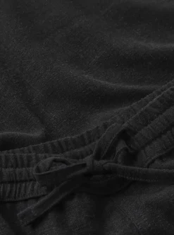 New Knowledge Cotton Fig loose linen-mix shorts herr