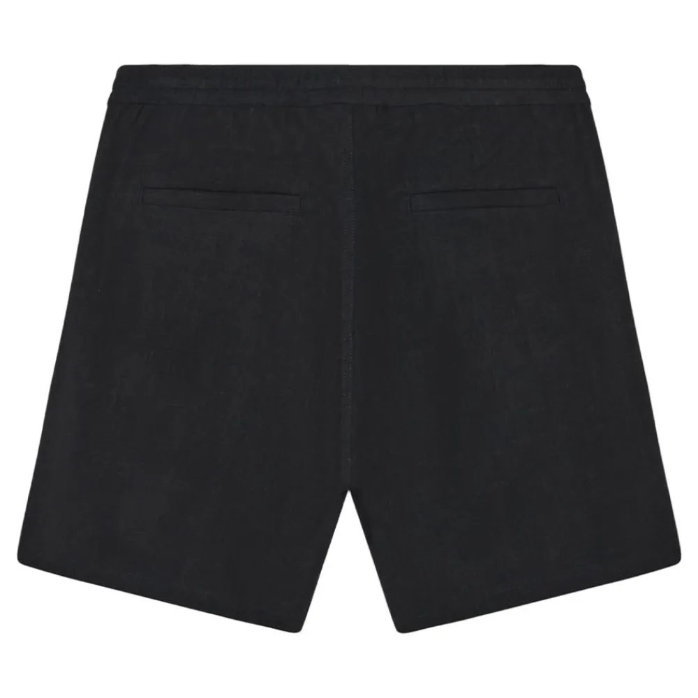 New Knowledge Cotton Fig loose linen-mix shorts herr