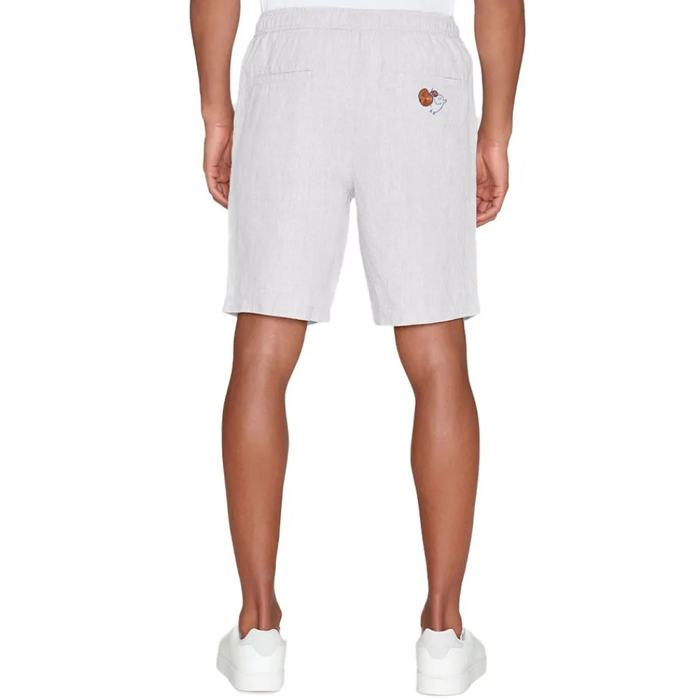 Knowledge Cotton Fig Shorts With Embroidery Herr