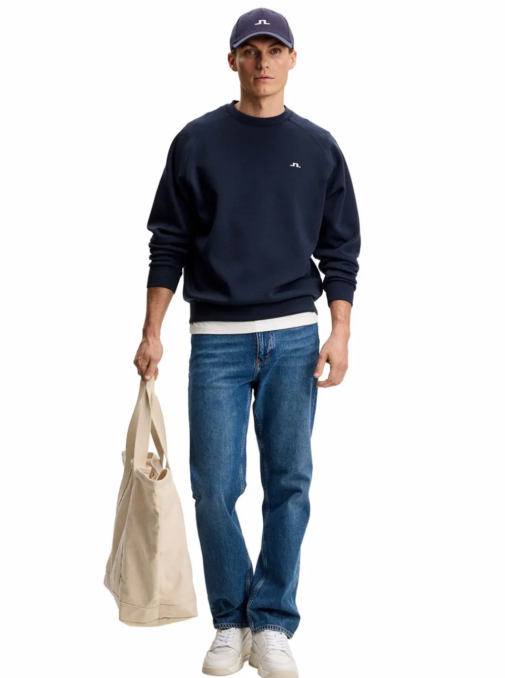 Clearance J.Lindeberg Finn Crew Neck Herr