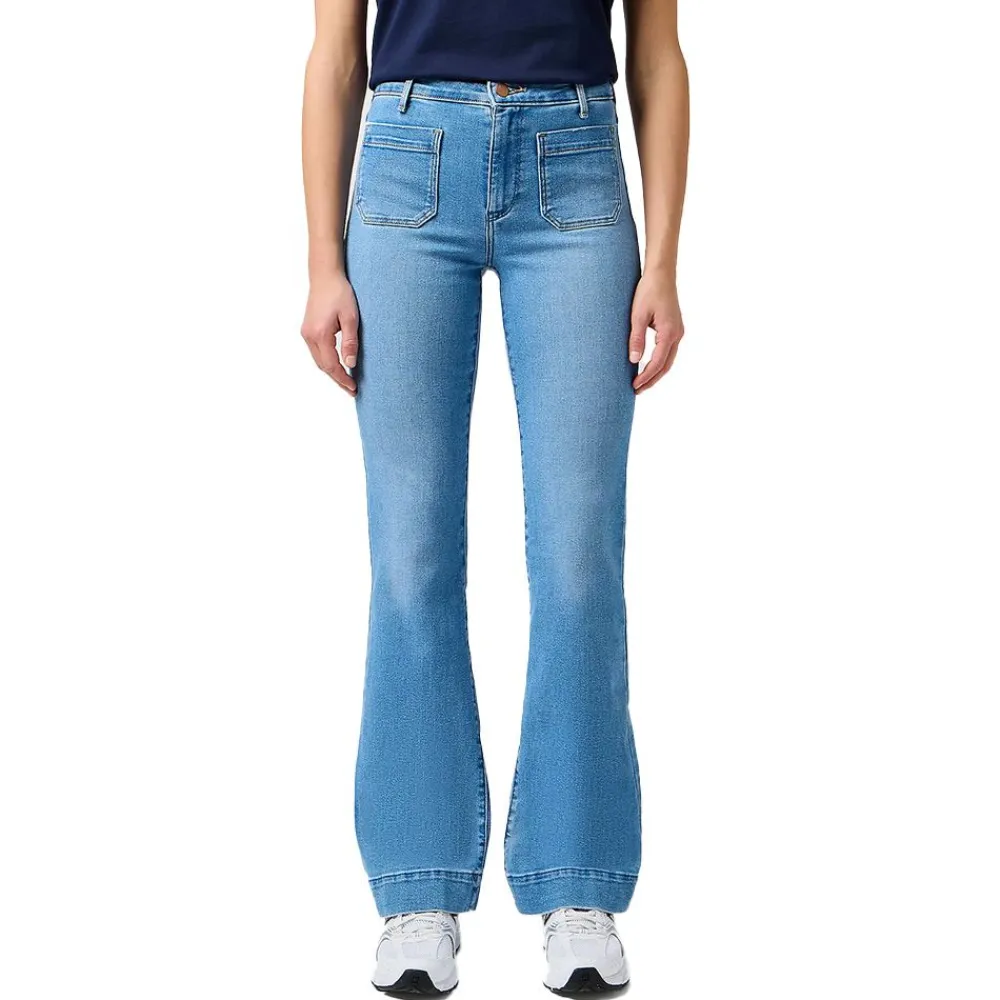 Outlet Wrangler Flare Jeans Dam